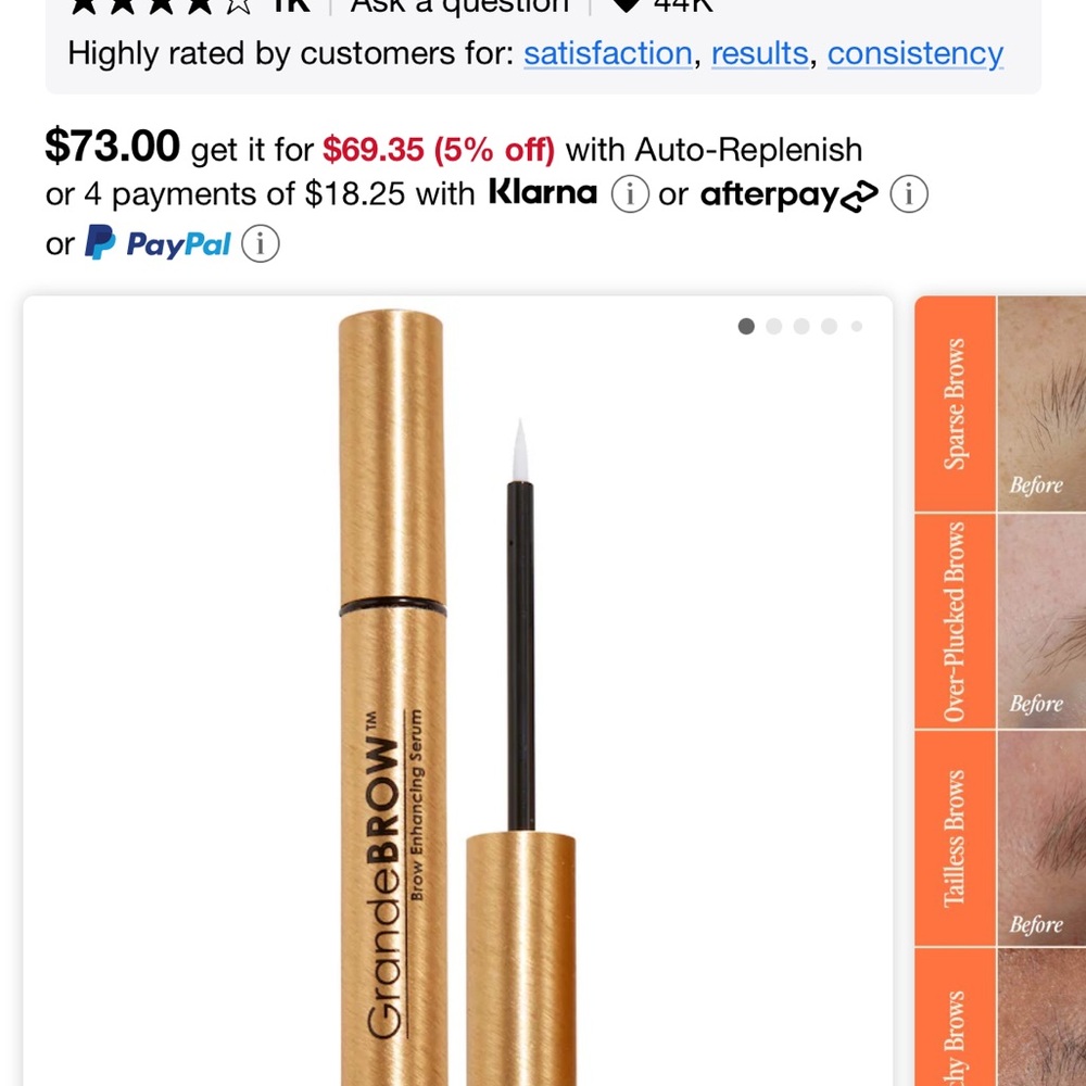 GrandeBROW Brow Enhancing Serum